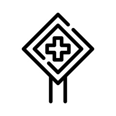 Obraz premium medical line icon