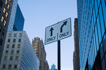 マンハッタンのサイン