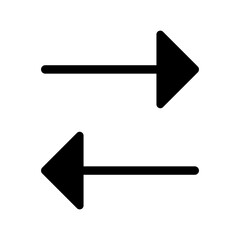 Arrows Icon Vector Symbol Design Illustration