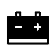 Car Battery Icon Vector Symbol Design Illustration
