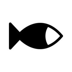 Fish Icon Vector Symbol Design Illustration