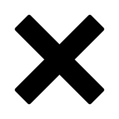 Obraz premium Cancel Icon Vector Symbol Design Illustration