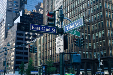 マンハッタンの信号機