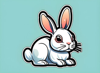 Obraz premium rabbit generative ai