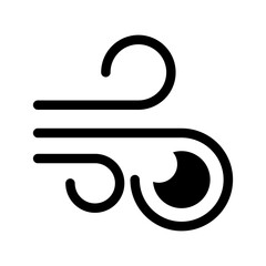Wind Icon Vector Symbol Design Illustration