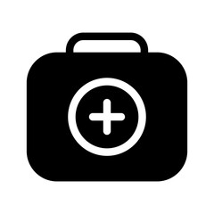 First Aid Box Icon Vector Symbol Design Illustration