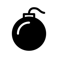 Bomb Icon Vector Symbol Design Illustration