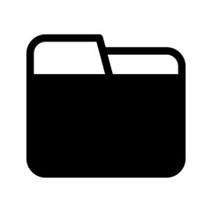 Folder Icon Vector Symbol Design Illustration