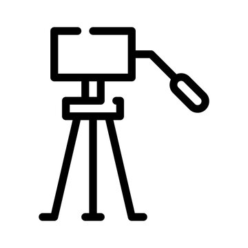 recommend clip art: tripod line icon