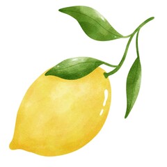 watercolor lemons clipart