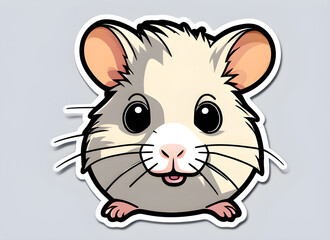 Obraz premium hamster generative ai