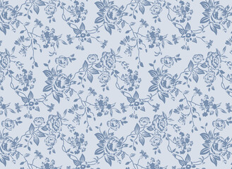 seamless pattern with snowflakes