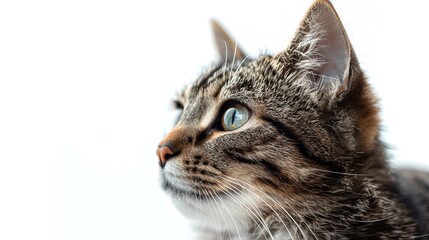 Cat isolated on white background