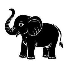 Elephant Baby Silhouettes Collection