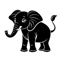 Elephant Baby Silhouettes Collection