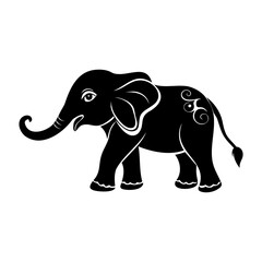 Elephant Baby Silhouettes Collection