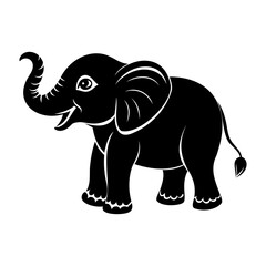 Elephant Baby Silhouettes Collection