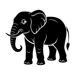 Elephant Baby Silhouettes Collection