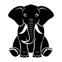 Elephant Baby Silhouettes Collection