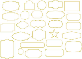 set of vintage frames