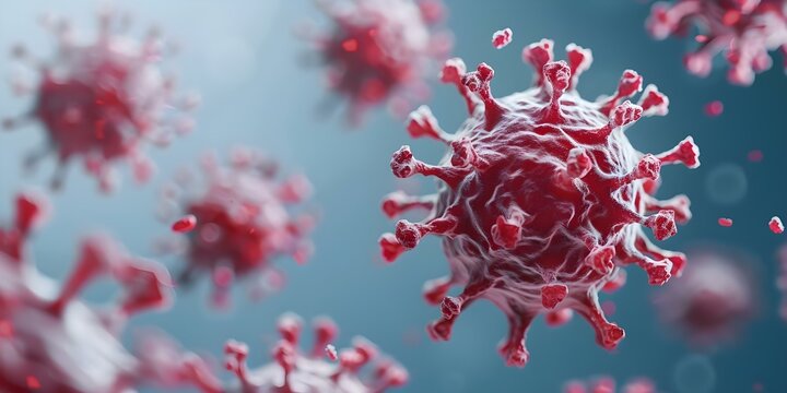 Background image of coronavirus cells causing disease 2019ncov virus. Concept Evolution of 2019-nCoV, COVID-19 research, Spread of coronavirus, Coronavirus cells, Fighting pandemic