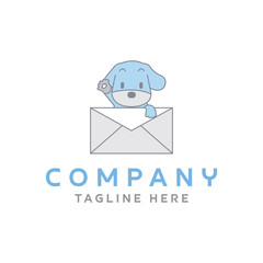 Mail Dog Logo Design