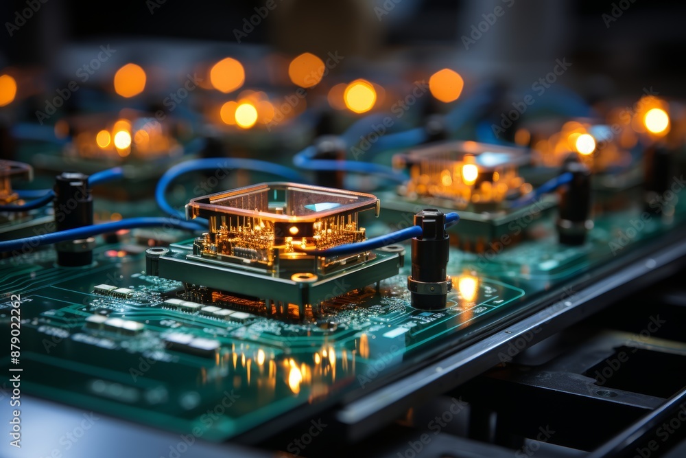 Poster advanced robotic systems creating microcircuits in a contemporary manufacturing facility