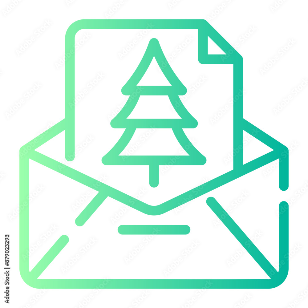 Sticker christmas card