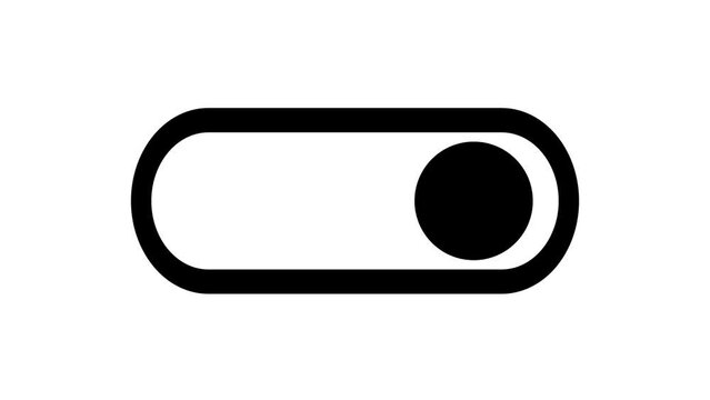 switch on off animation, suitable for gif or presentation in public
