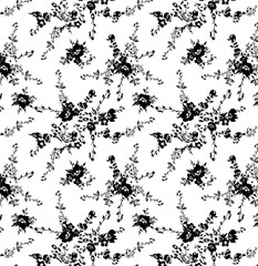 set of black silhouettes of splashes