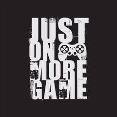 Gamer Illustration typography for t shirt, poster, logo, sticker, or apparel merchandise