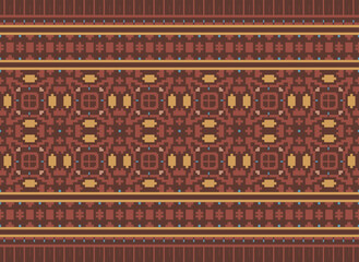 Colorful geometric ethnic pattern. Oriental, western, aztec, tribal traditional. seamless pattern. fabric, tile, background, carpet, wallpaper, clothing, sarong,wrapping, Batik, fabric,Vector pattern.