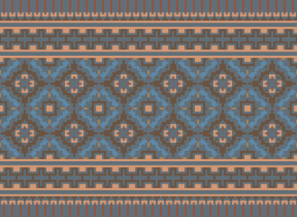 African tribal pattern in colorful. Illustration