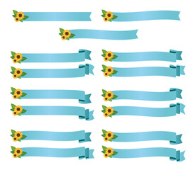 ひまわりリボンセット sunflower ribbon