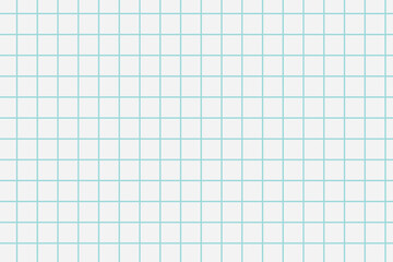 Grid symmetrical background from chess, square graph project texture, lines paper page isolated, cells notebook pattern, grid banner, mockup template copybook - vector 