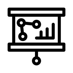presentation line icon