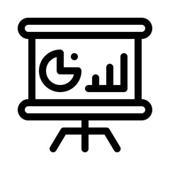 presentation line icon