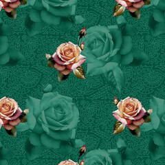 Flower Colorfull Flowers Background Watercolor Textile