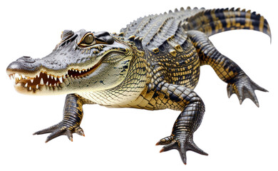Fototapeta premium PNG Crocodile reptile animal lizard.