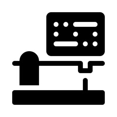 morse glyph icon © Uicon Studio