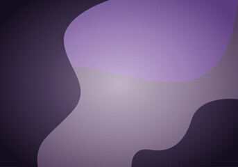 Fondo de formas curvas y onduladas de color morado