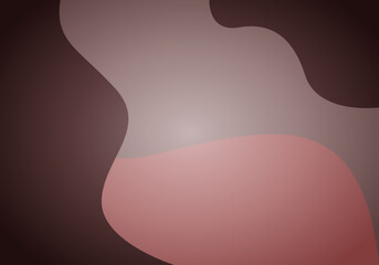 Fondo de formas curvas y onduladas de color rojo