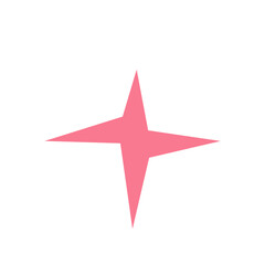 Pink Starburst Element