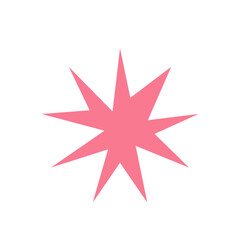 Pink Starburst Element