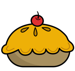 illustration of a cake