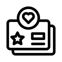 Fototapeta premium loyalty line icon