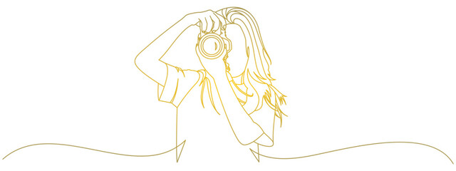 vector design of person holding camera for world photography day 3 eps © Art Ris