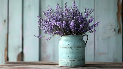 still life with lavender