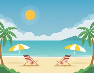 summer beach background