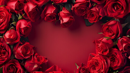 Red and Golden heart wishing card with empty space for the custom whish text.